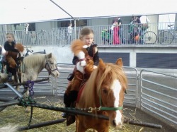 Halloween pony ride using one of our two pony carousels.